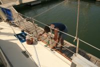 Underhllsarbete i marinan